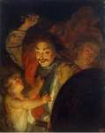 Sandrart Joachim von Mars Venus and Cupid Allegory of Anger  - Hermitage